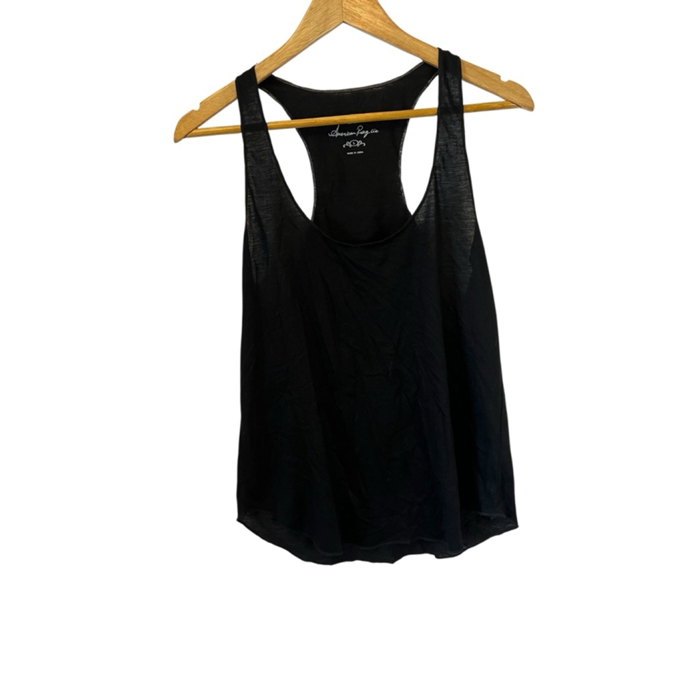 New Without Tags AMERICAN RAG CIE Tank Top Wen’s Black Racerback Lightweight L